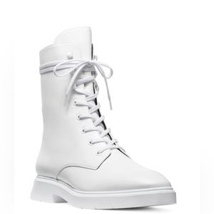 Brand New Unworn Stuart Weizmann Leather Boots Unisex. Perfect and never worn!